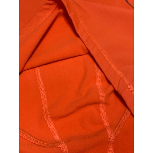 Champion Womens 1/4 Zip Hoodie Size Small Double Dry Orange - Picture 3 of 10